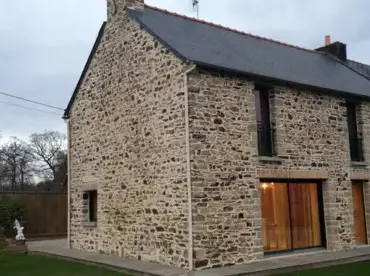 extension maison bois Évron-1