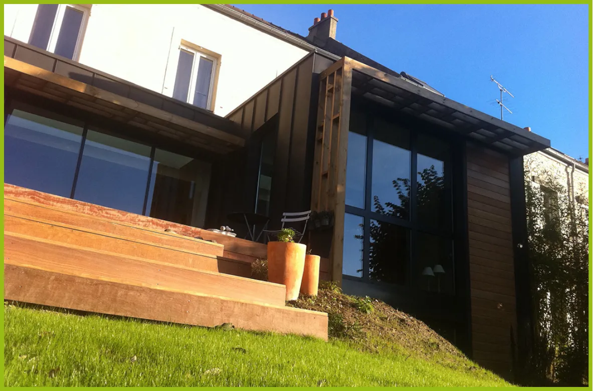 extension maison bois laval