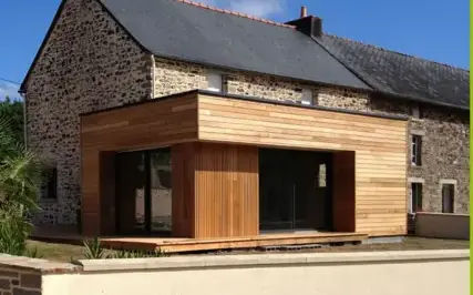 extension maison bois à Montsûrs - image 4