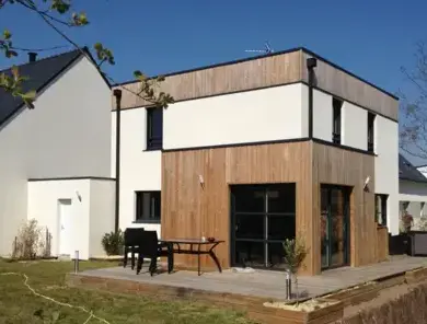 extension maison bois Sainte-Gemmes-le-Robert-1