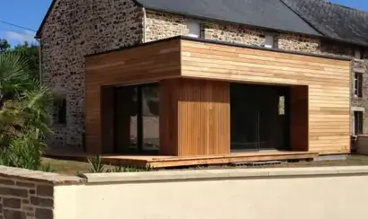 extension maison bois à Sainte-Gemmes-le-Robert - image 3