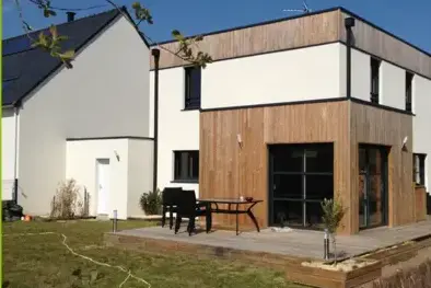 extension maison bois à Sainte-Suzanne-et-Chammes - image 2