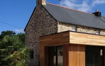 extension maison bois à Sainte-Suzanne-et-Chammes - image 4