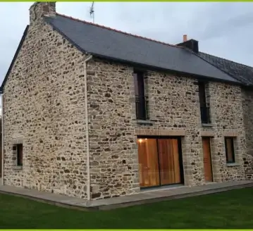 extension maison bois Sainte-Suzanne-et-Chammes-5